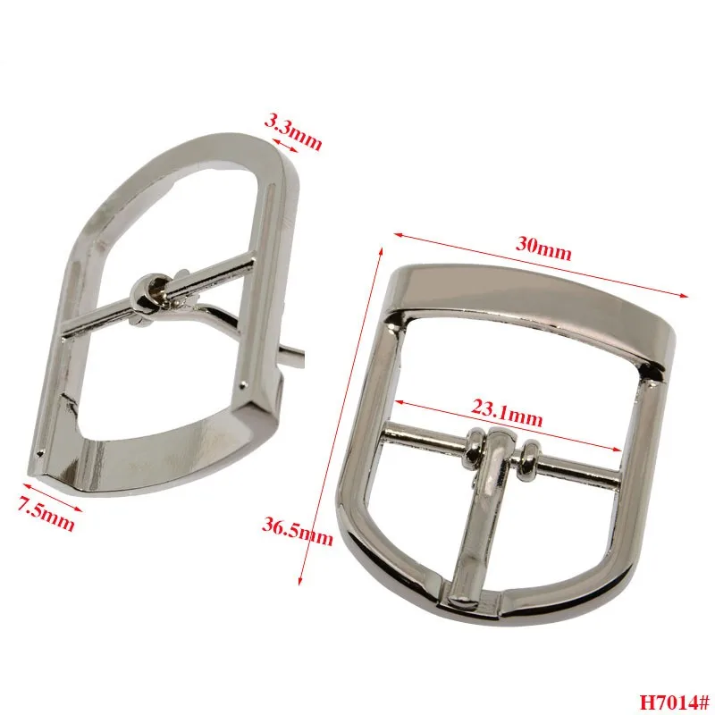 Zinc alloy 1-inch needle buckle bag shoulder strap adjustment pull core box bag hardware accessories belt