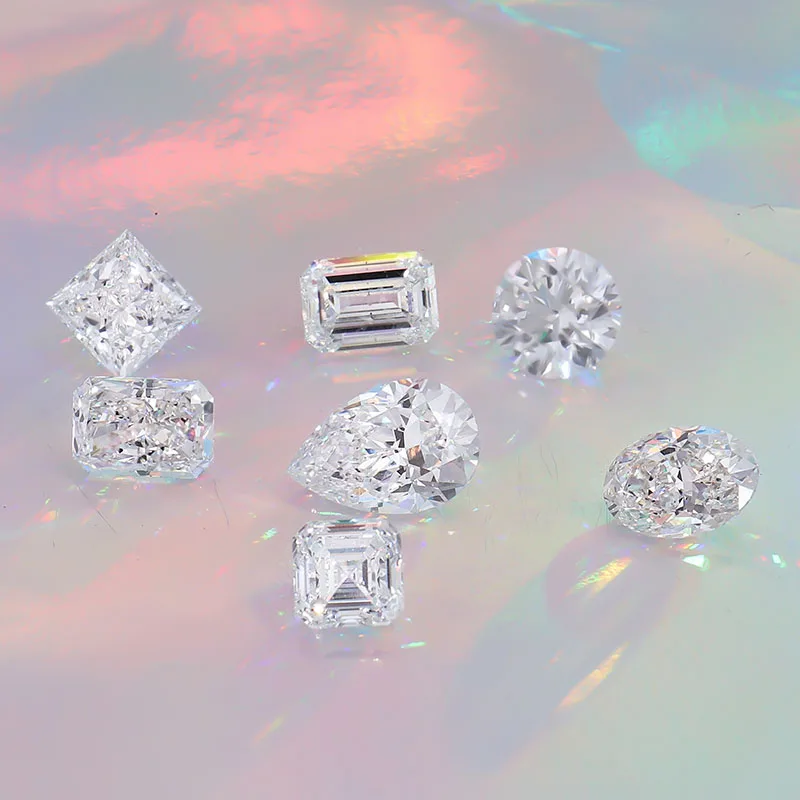 5%Discount D VVS Lab Made CVD Diamond 1CT - 6CT Loose CVD Polished GIA Certified Lab Diamond from China Pass Diamond Tester