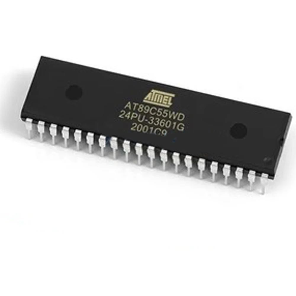 Original Integrated Circuits Microcontroller IC 8-Bit processors fpga microcontrollers AT89C55WD-24PU AT89C55WD price