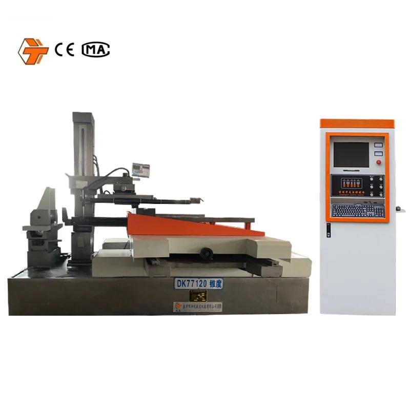 1200*1400 mm heavy duty cnc wire cut edm machine DK77120