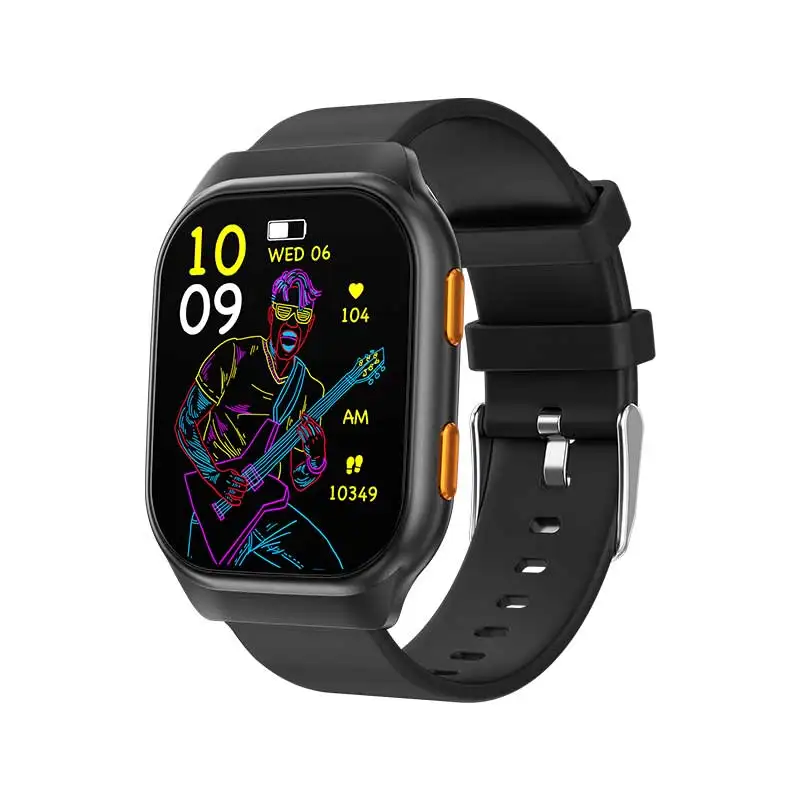 SWL FW16E Super Narrow Bezel Amoled HD Display Bluetooth Call Measure Multiple Skin Tones Heart Rate Oxygen Glucose Smart Watch