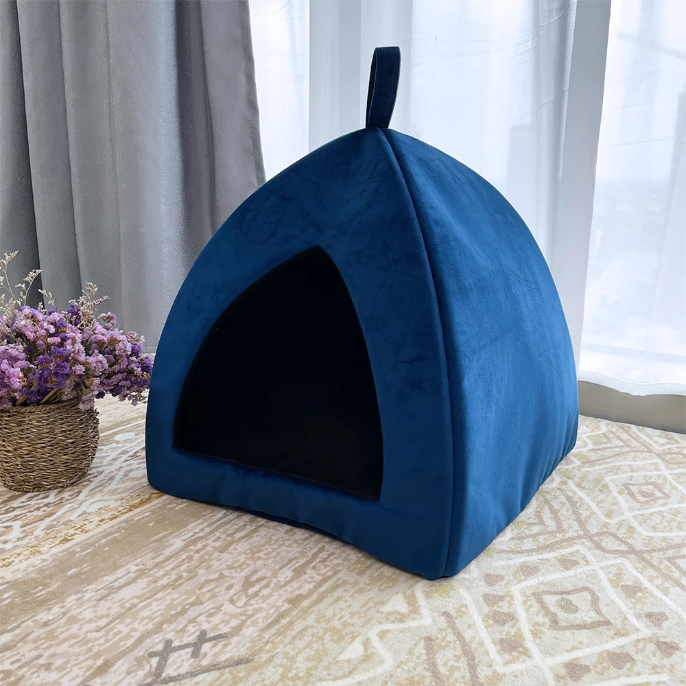 Comfortable Cozy Pet Beds Warm Pet Basket for Small Dogs Cats House Very Soft Small Cat Tent