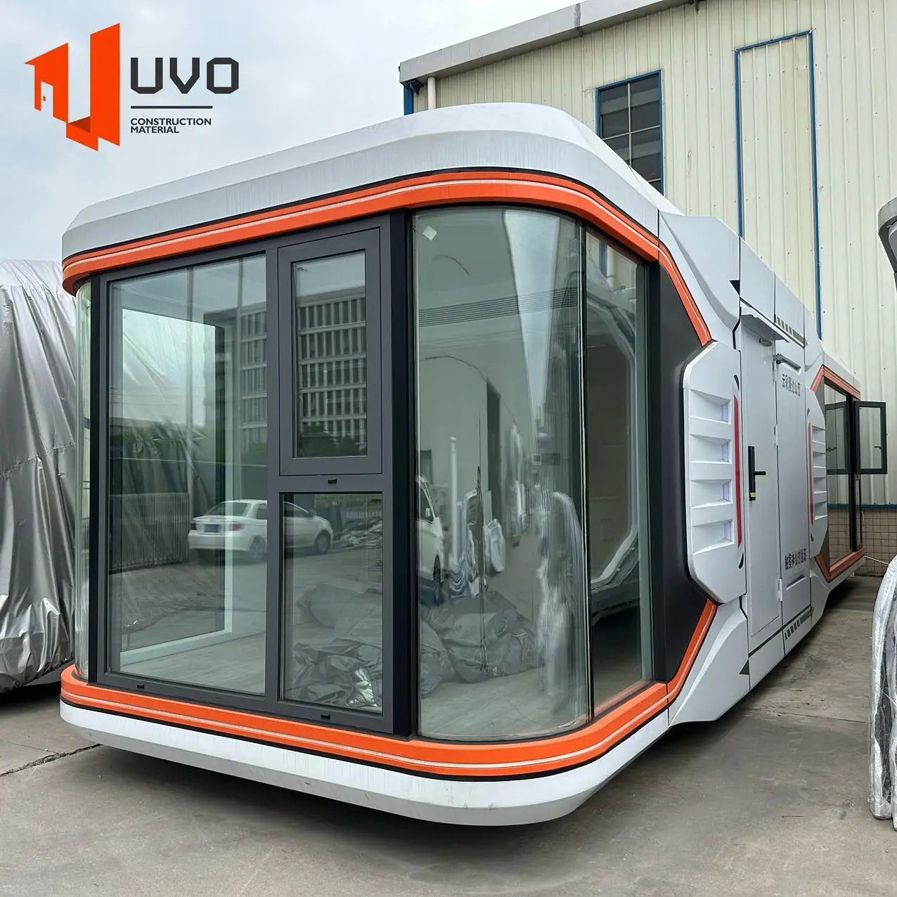 Factory Price Prefab Modular Capsule House Spacecraft Container Apartment capsul house tradepre made house prefabricated