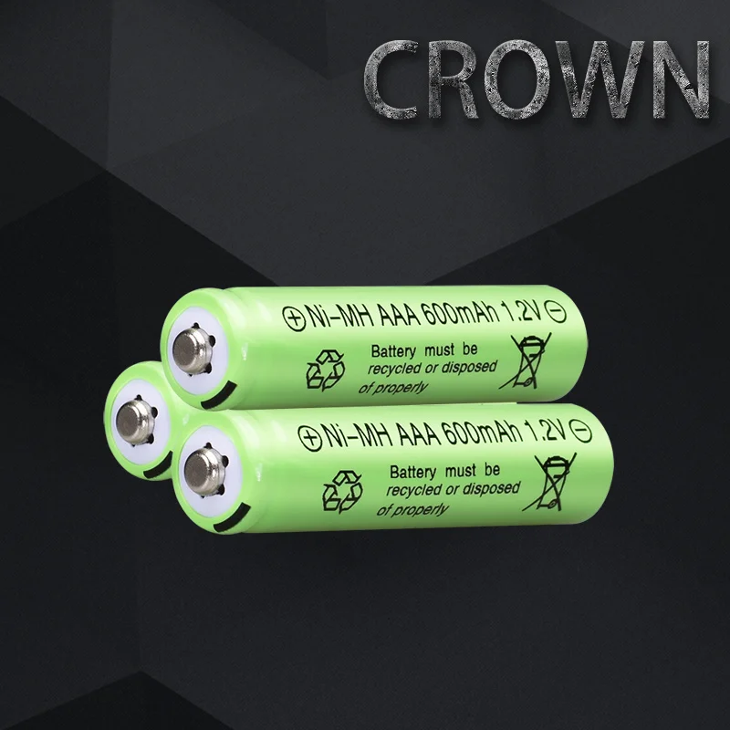 CROWN C Factory Direct Supply  NI-CD 700mAh 1.2V Rechargeable AAA Batteries