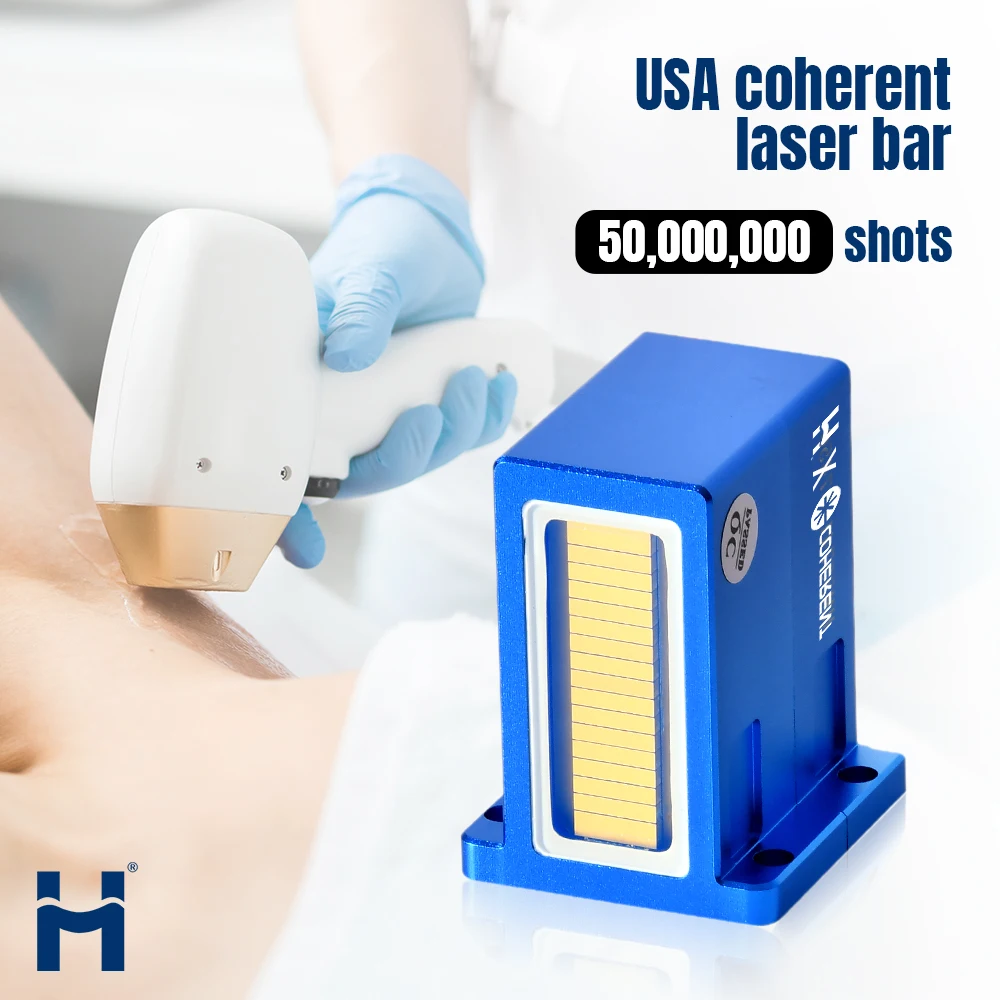 Huamei Vertical Laser Beauty Equipment Laser Hair Removal machine with 3 wavelength 1064 755 808 diode laser