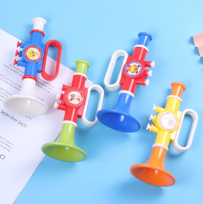 Toys Musical Instruments Children Puzzle Fun Durable Colorful Plastic Musical Whistle Early Learning Trumpet Toys
