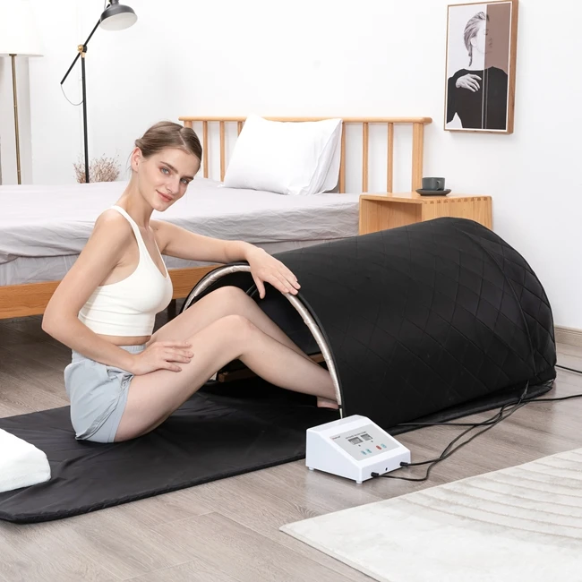 Full Body Laying Down Beauty Spa Portable Far Infrared Sauna Dome