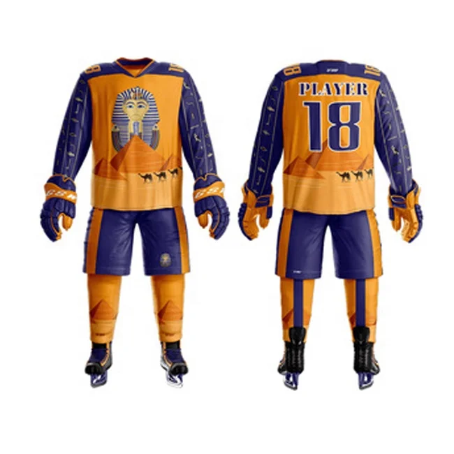 2022 New Style Sublimation Hockey Jersey Hot Sale Youth Team Custom Ice Hockey Jersey Made in China