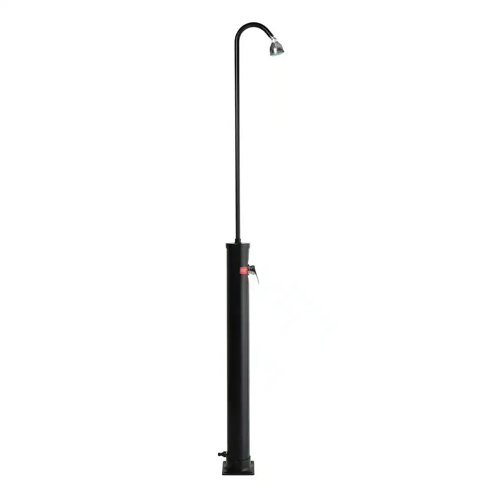9L Solar Heated Shower Solar Garden Shower Kit with Shower Head For Pool Patio Hot Hub Yard