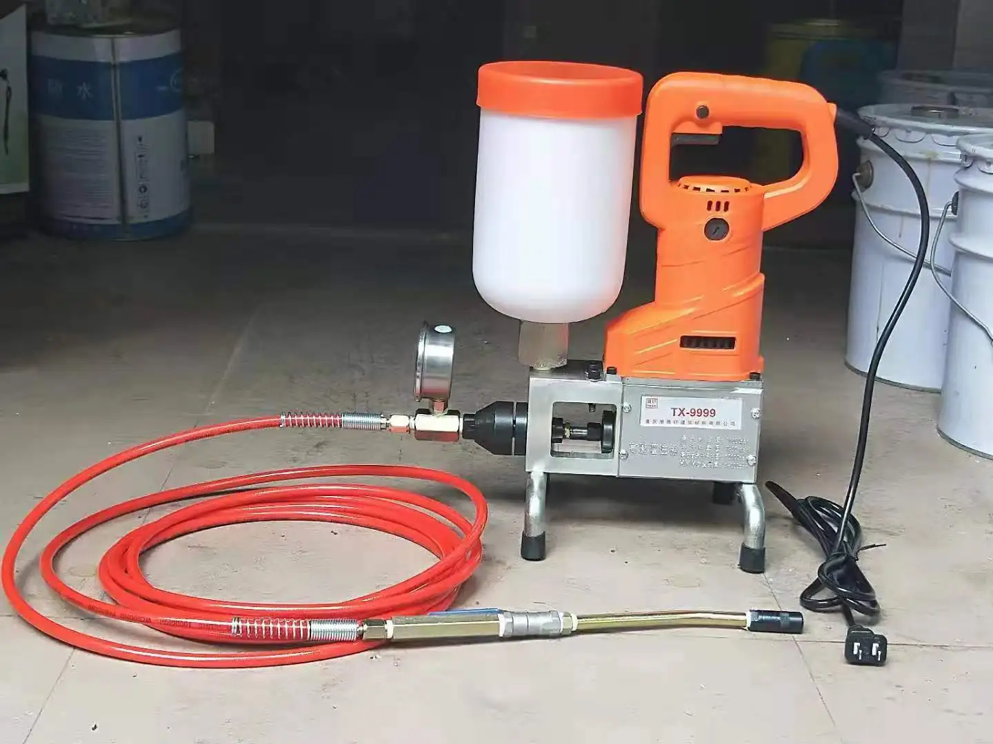 High pressure double liquid grout injection pump, concrete injection grouting machine