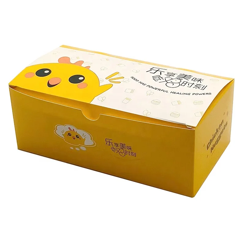 Wholesale Custom Food Grade Fried Chicken Paper Box Restaurant Chicken Fast Food Packaging