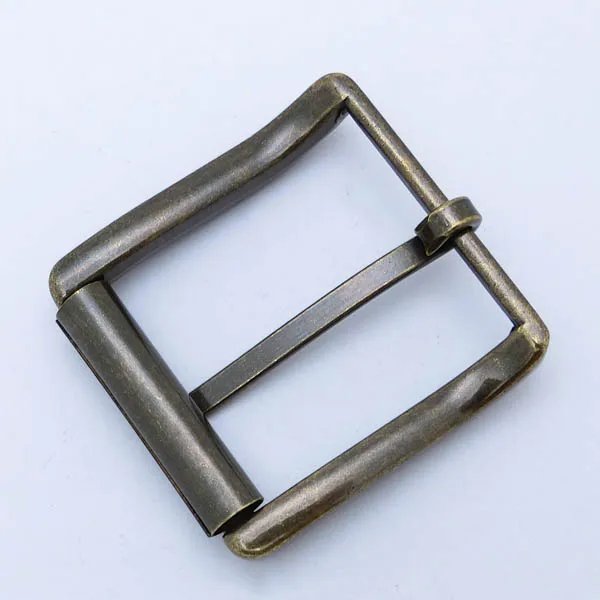35mm deep antique brass jeans roller pin belt buckle for men strap buckle custom accessories laser formal bag buckle