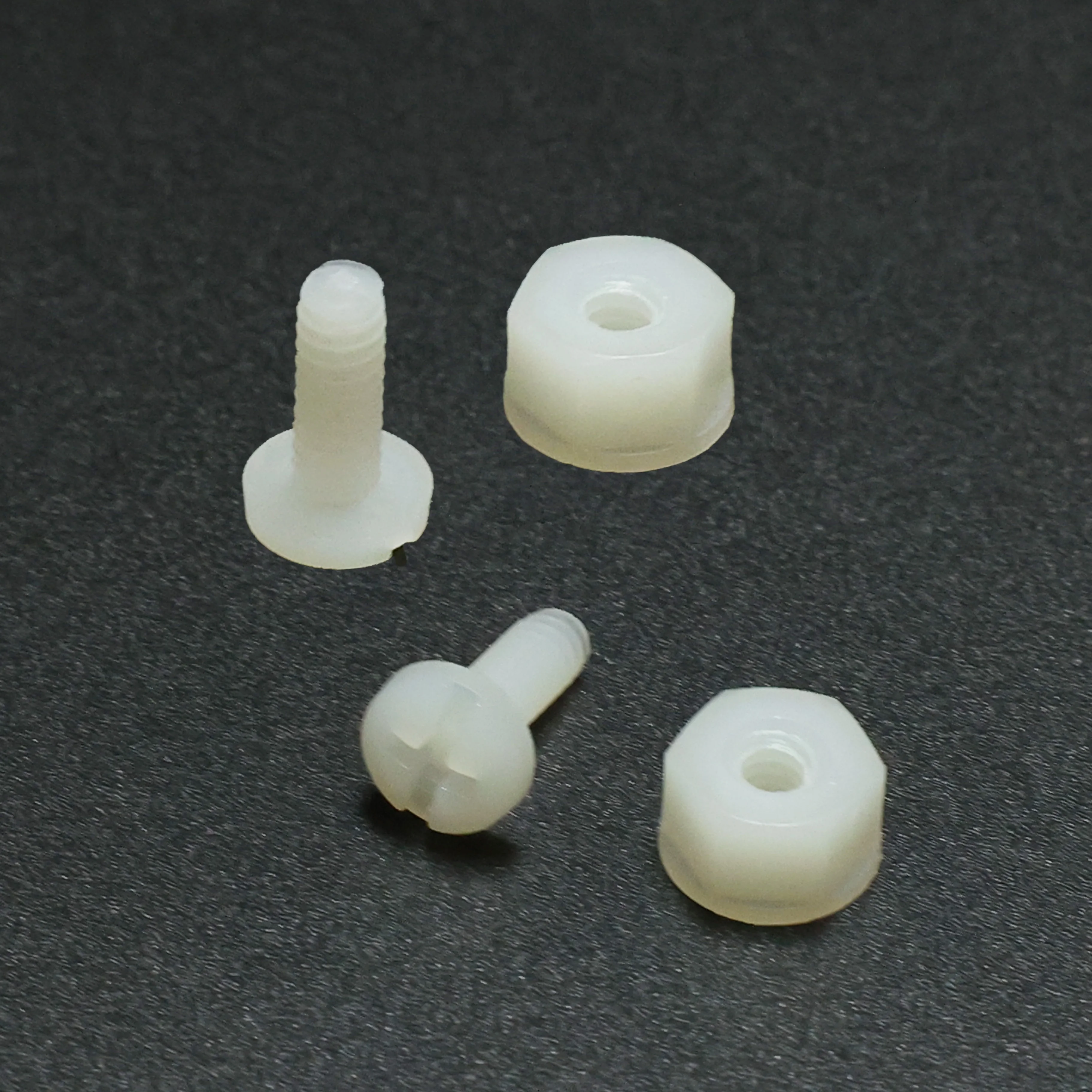 Nylon Combo Binder Machine Screw-Thread Size 6-32 Thread Length 9.5mm 0.375 Inch