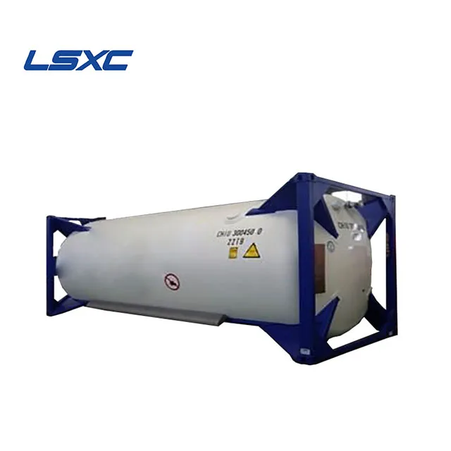 Доступный криогенный контейнер-бак LOX/LIN/СПГ 40 футов T75 стандарта ISO