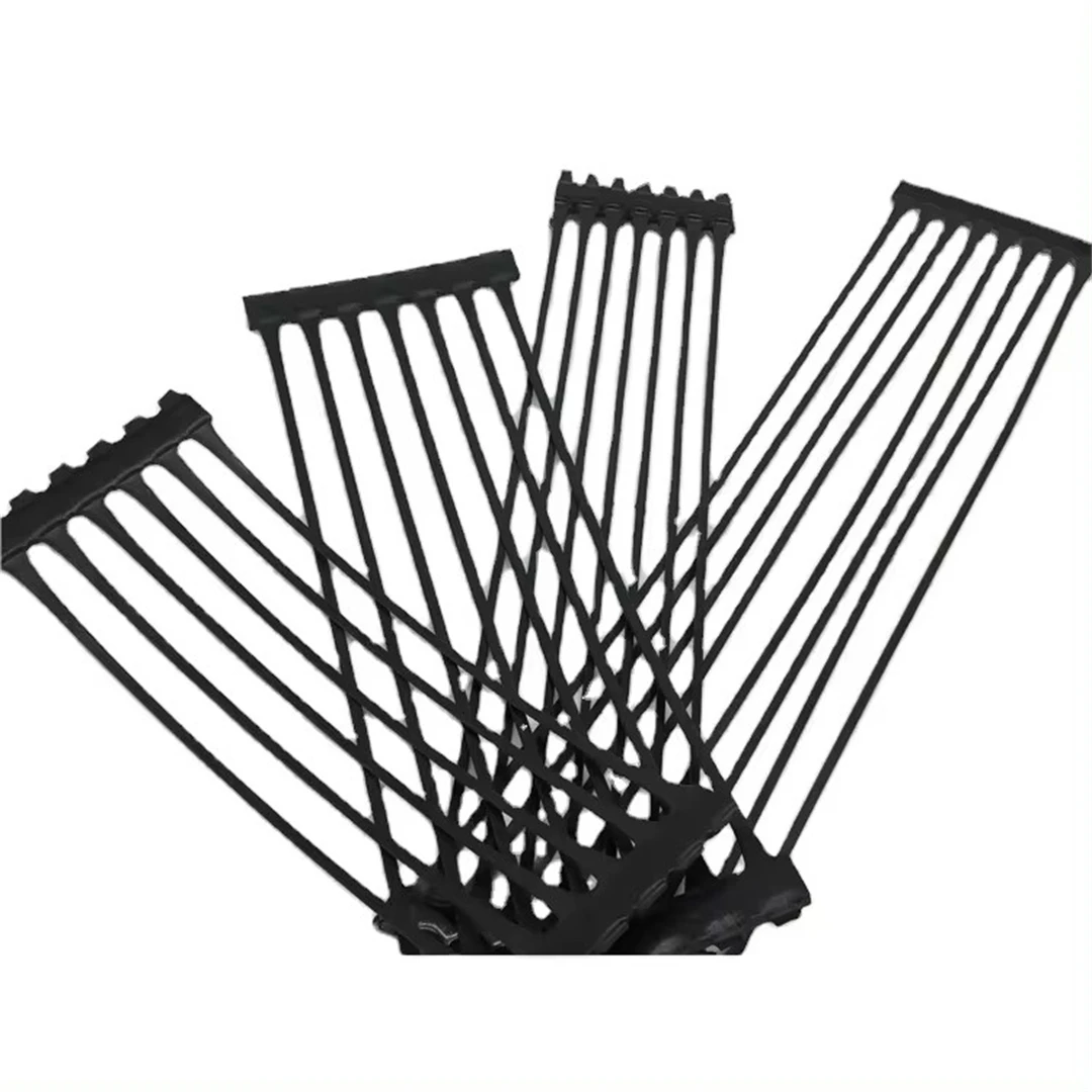 factory low price Geogrid PP Uniaxial/one way plastic Geogrid for Retaining Wall construction geogrids