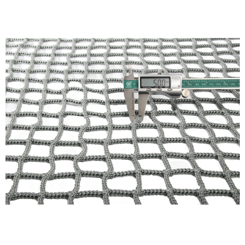 Лидер продаж, заводская цена, серая сетка безопасности для парка развлечений, устойчивая к УФ-излучению