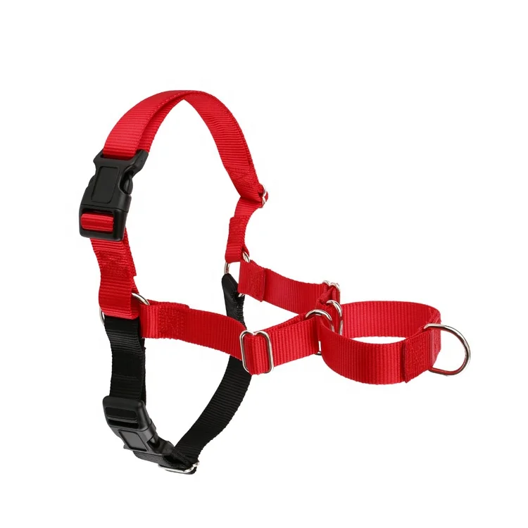 
Регулируемая мягкая нейлоновая повязка для собак, безопасное натяжение, без удушения, с петлей Martingale на груди 
