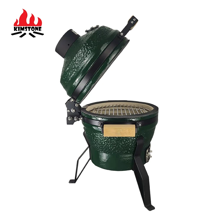 KIMSTONE высокое качество курильщик 13-дюймовый гриль для яиц Kamado барбекю жизни на открытом воздухе