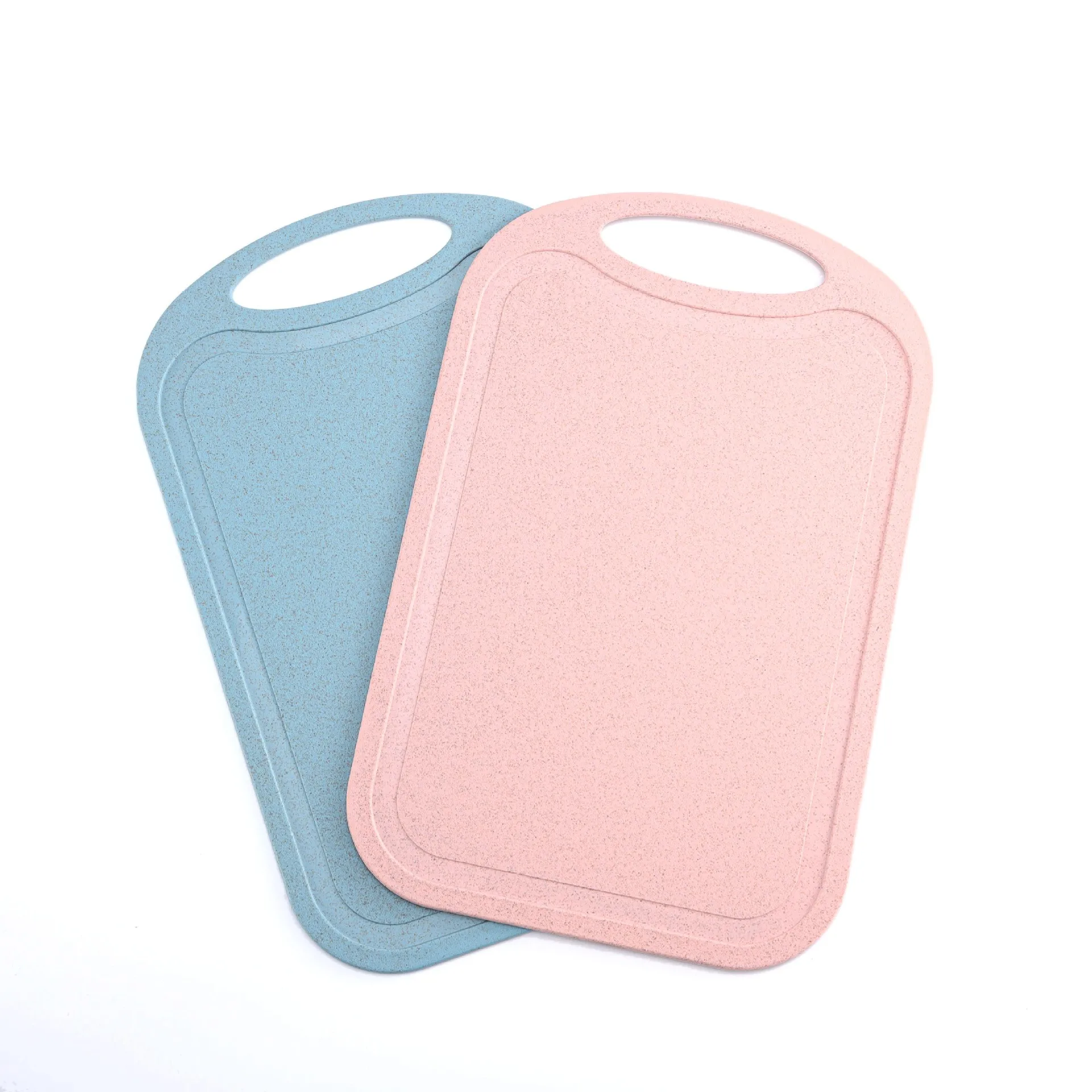 Juice Grooves Easy Grip Handle Dishwasher Safe Non Scratch Kitchen Eco Plastic Wheat Straw Chopping Cutting Board