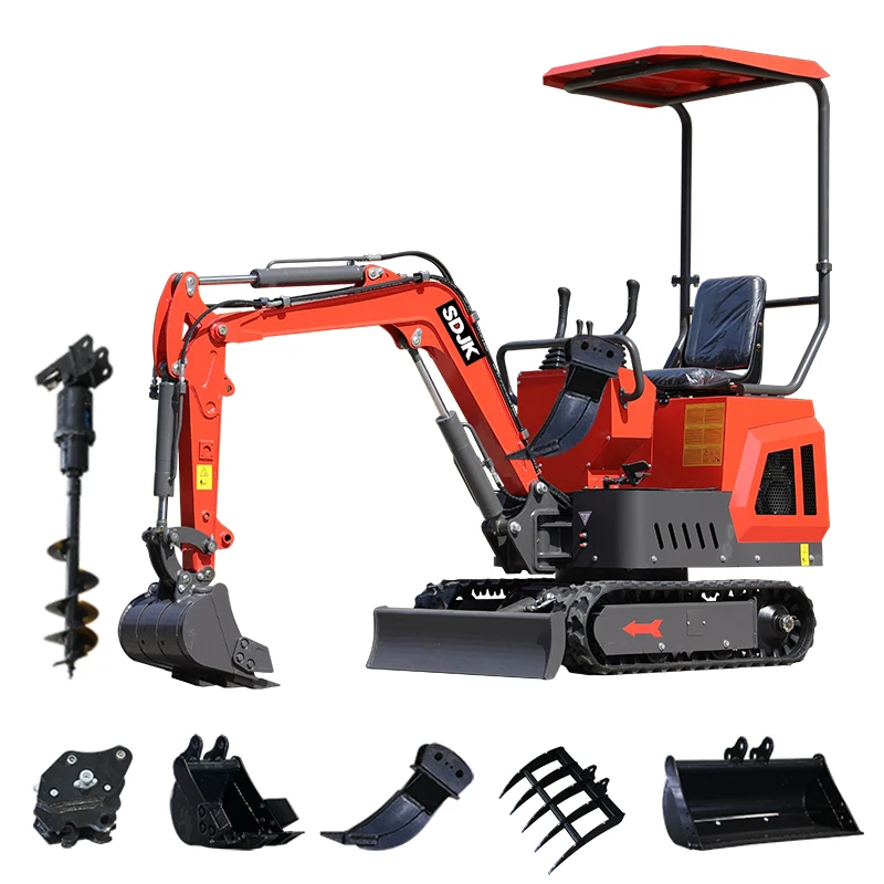 China Mini Excavator 1 Ton 2 Ton EPA Euro 5 Kubota Engine Crawler Mini Digger Excavator Farm Used Mini Excavator For Sale