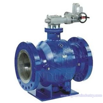 DIN Standard Cast Steel 2-PC Ball Valve for Industrial Applications