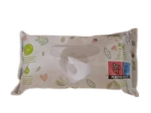 99.9% Organic Pure Water Wipes Fragrance Free Bulk Baby Wipes with Aloe Infused