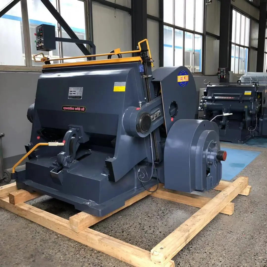 ML 1200 semi- automatic paper plate die cutting machine  corrugated  carton box die-cutting punching machine