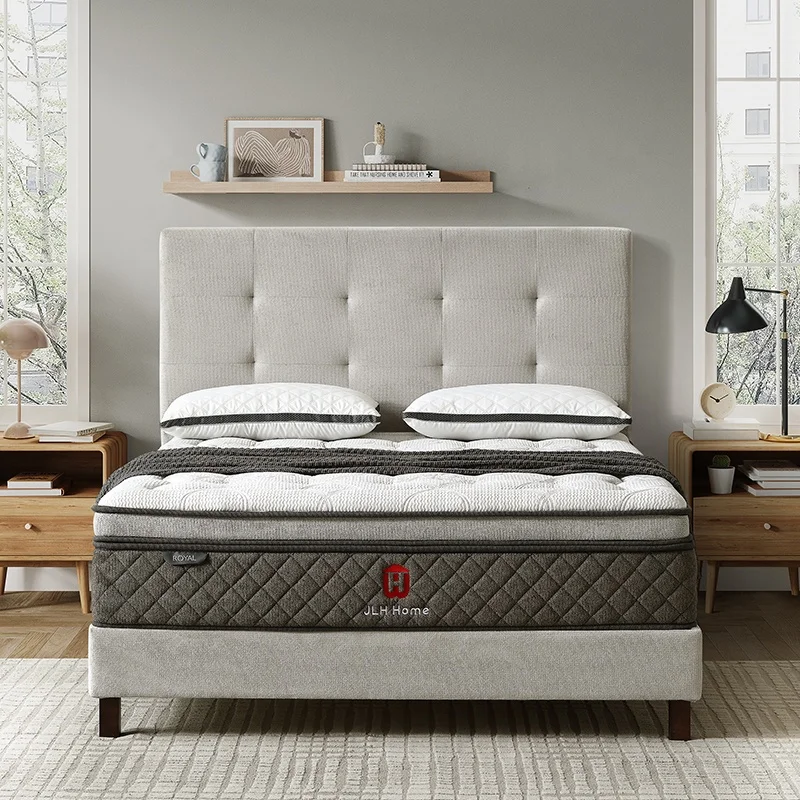 Hypo-allergenic orthopedic mattress king size colchones memory foam pocket spring