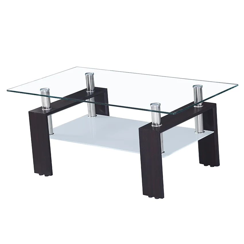Modern deluxe Rectangular Coffee Table  furniture  glass coffee table living room