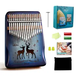 mini finger piano karimba17 keys mahogany wood portable musical instruments for kids