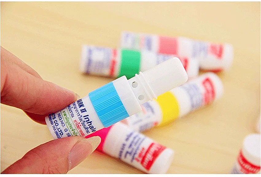 HOT Selling Thailand Nasal Inhaler Sticks Mint Flavor Refreshing Dispel Sleepy Essential Oil Reduce Congestion