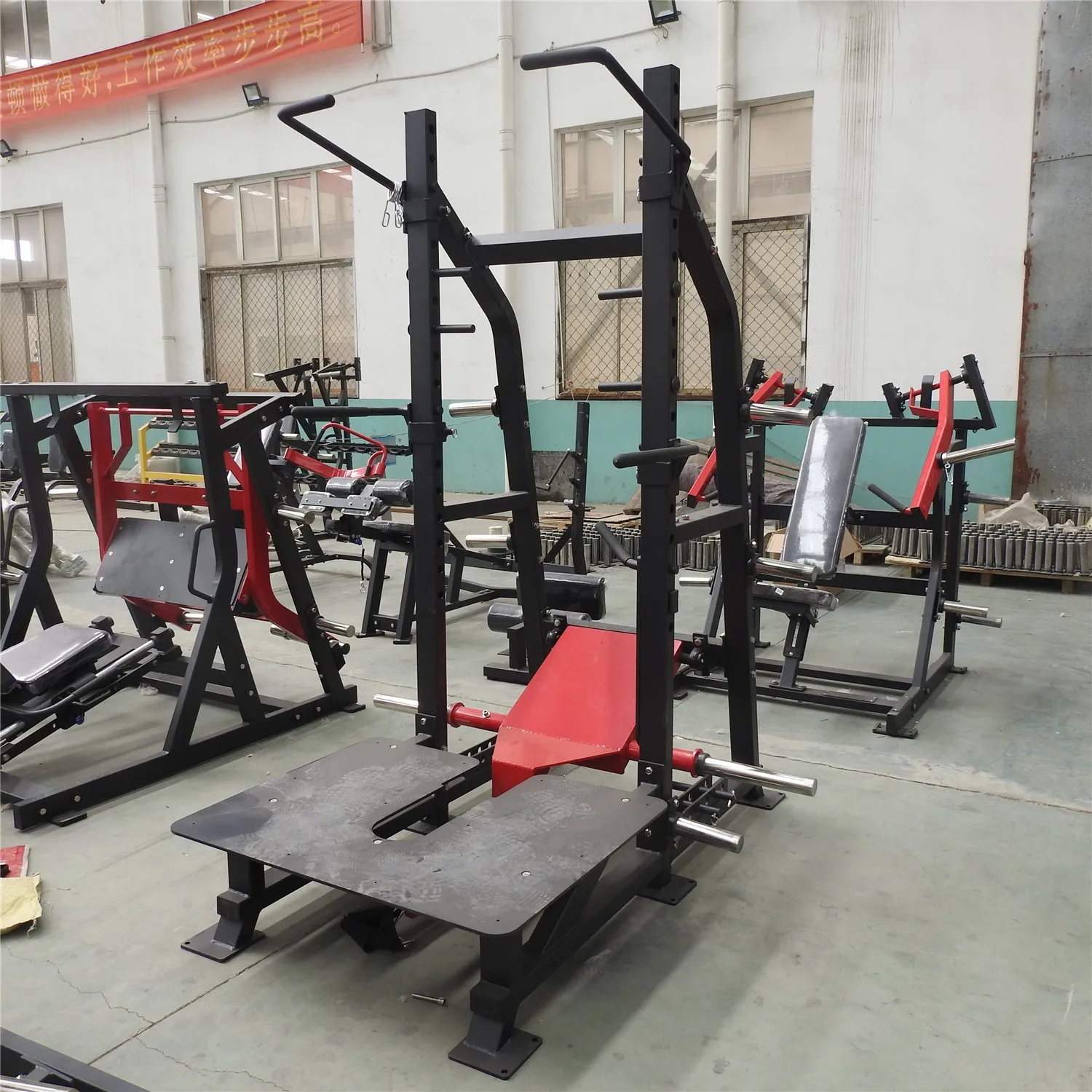 Fitness Equipment Plate Loaded Hip Belt Squat Machine Pit Shark Short Frame Belt Squat Body Weight Machine
