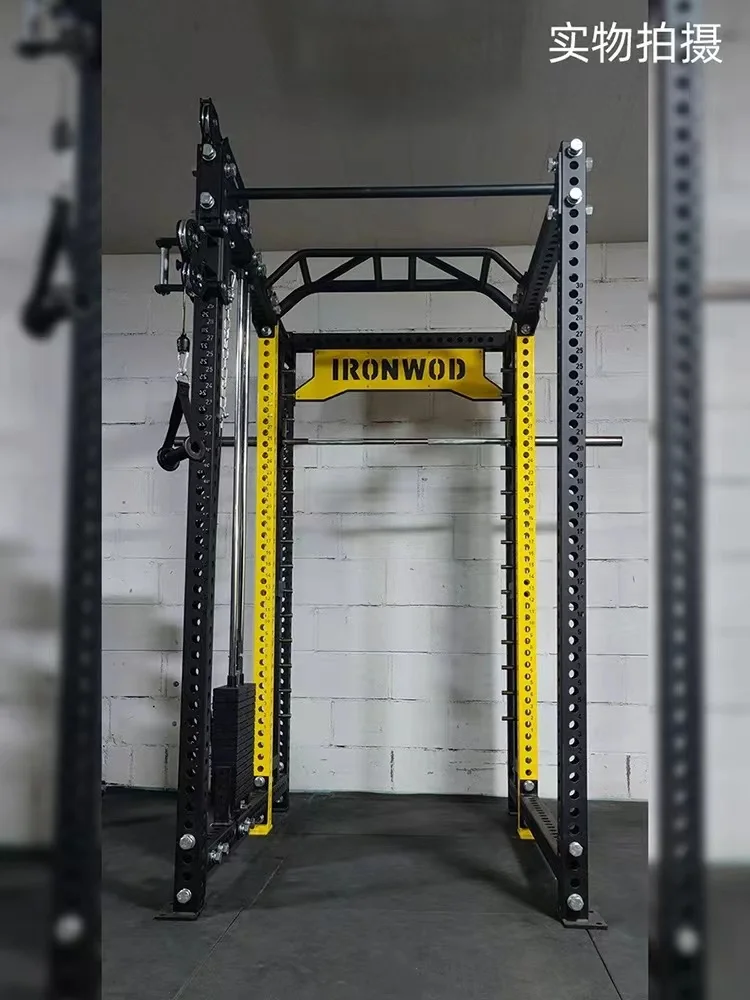 crossover cable machine exercise for strength and muscle power rack with fitness cable system lat pull down