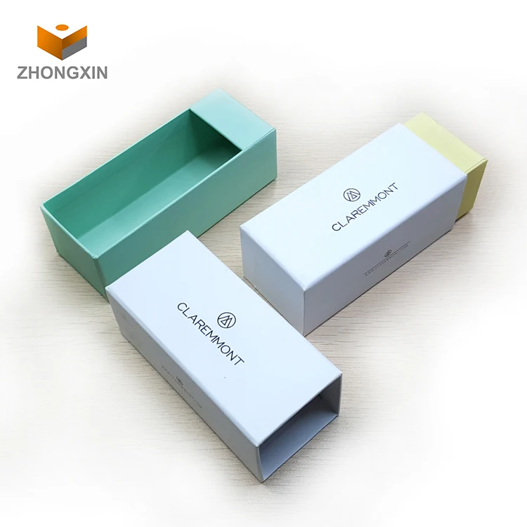 One-Stop Service Wholesale Luxury Custom Logo White Cardboard Eyewear Glasses Packaging Drawer Box
