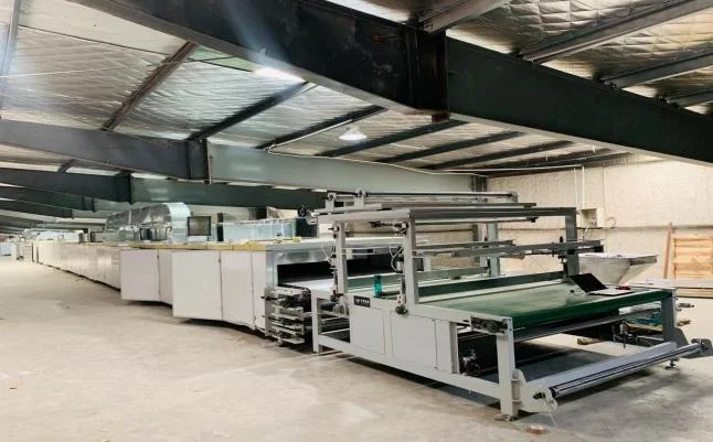 Building Material Soft Flexible Tile Machine Wall Panel Sheet Steel Assembly Line