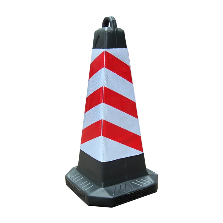 safety road Cone PE 700mm Lifting ring square cone warning reflective Emergency traffic road cone