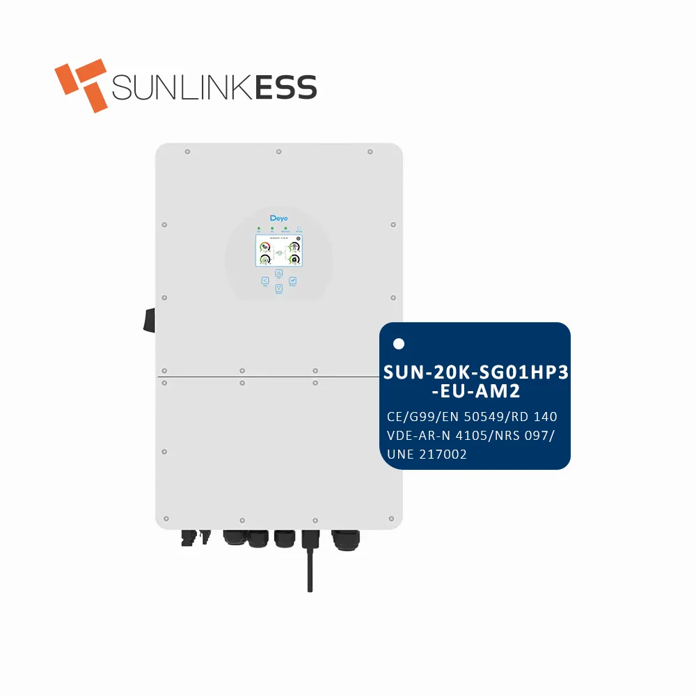SUN-6K-SG01HP3-EU-AM2 Solar Inverter High Efficiency 6Kw Hybrid Power Inverter 6000W Hv Inverter Battery