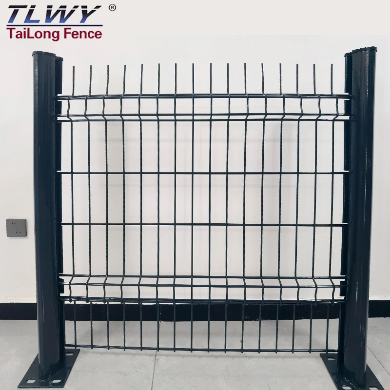 High Quality Outdoor PVC Coated 3D Wire Mesh Fence Galvanized Welded Garden Fence Panels