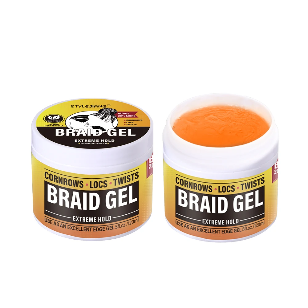 Factory Price Low MOQ Non flaking firm shine and jam extreme 4c braid gel water base strong hold private label loc wax OEM/ODM