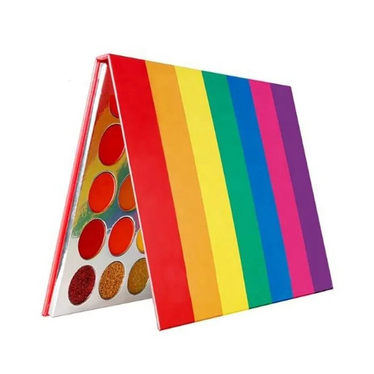 
Hot Sale OEM Cosmetics Wholesale 35 Color Rainbow Highlight Natural Eyeshadow palette Matte Custom Private Label Eye Shadow 