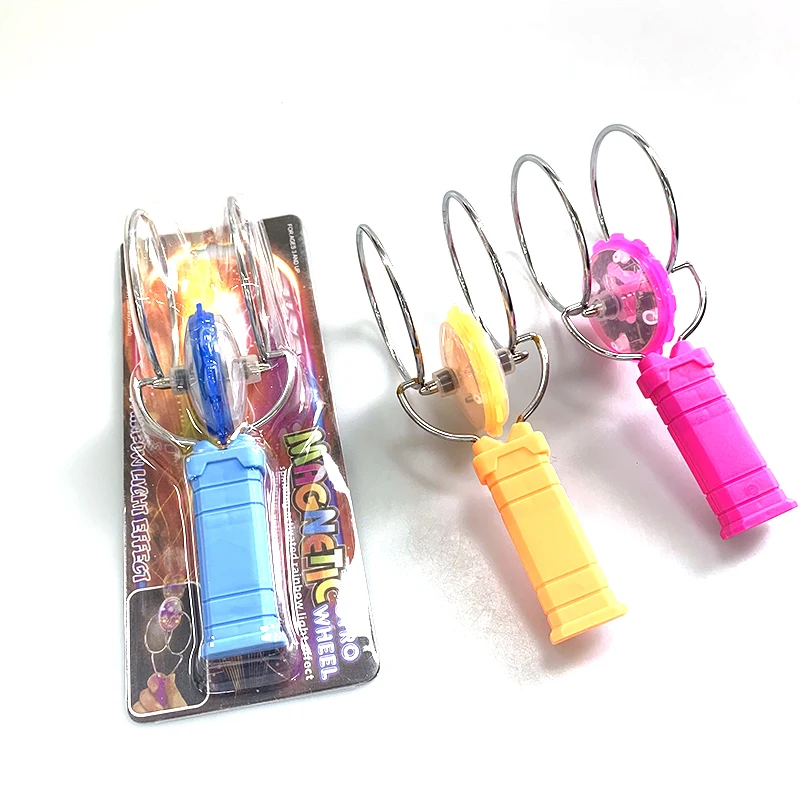 
Top-selling Gyroscopes Luminous Gyroscopes hand-cranked Magnetic Spinning Party lights-up Toys 