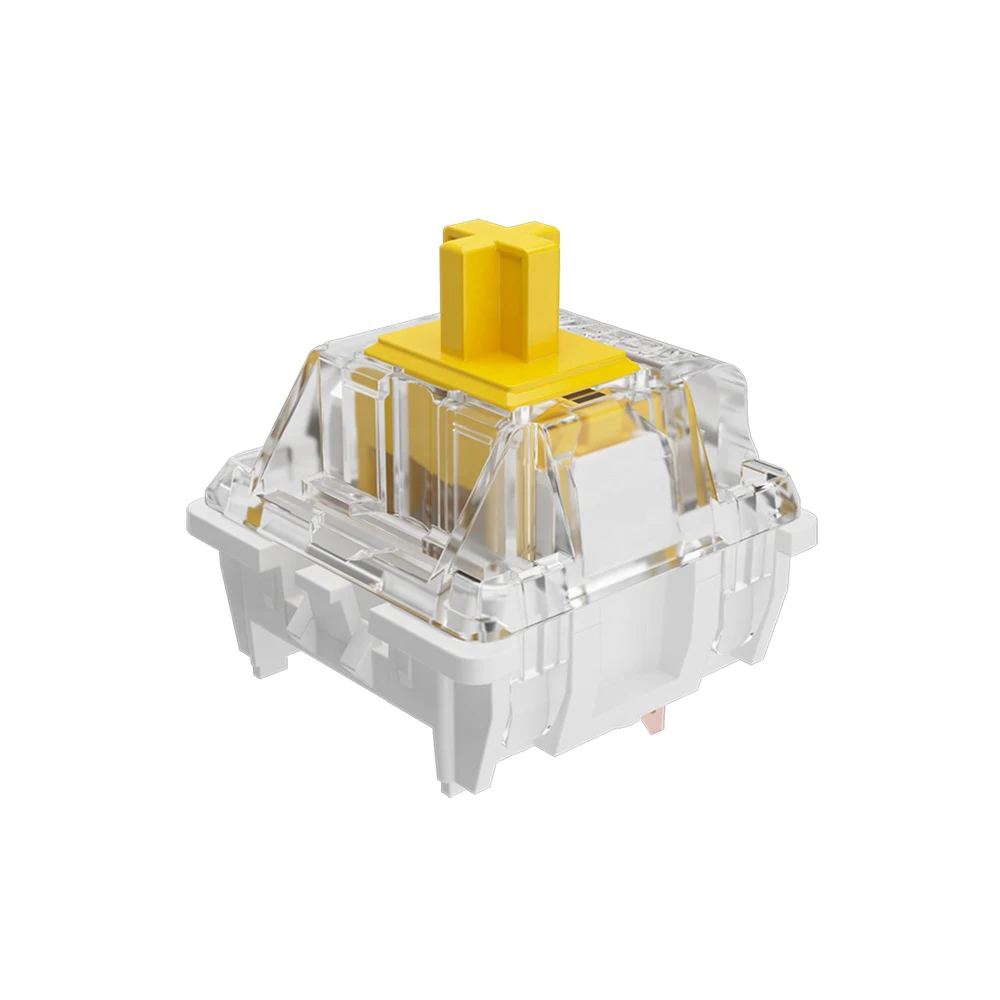 Механические переключатели клавиатуры Huano Lube Gateron для пружин, клавиатура клавишная Механическая желтая