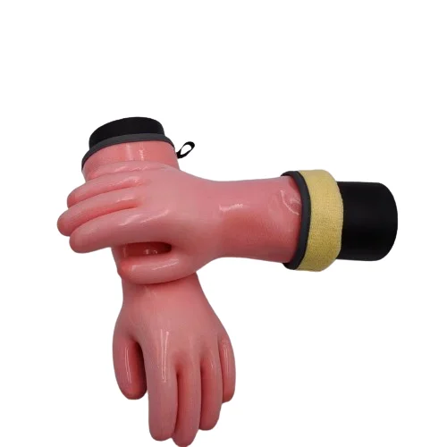 Liquid Silicone Smoker Oven Gloves, Food-Contact Grade, Heat Resistant Gloves for Cooking, Grilling, Baking, Purple, L/9