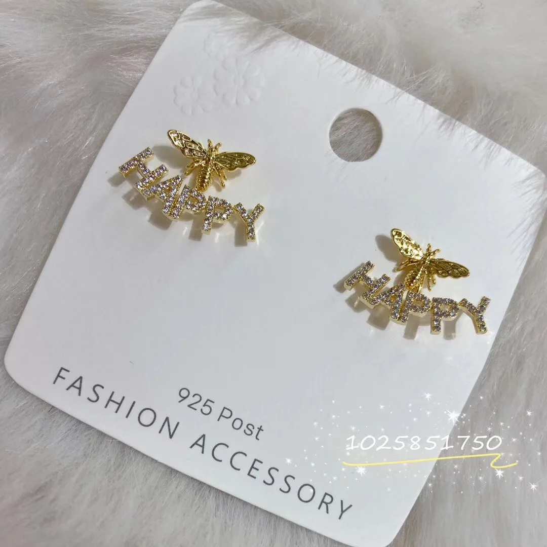 93825 Xuping Jewelry Fashion Hot Style18K Gold Plated Huggies Earring