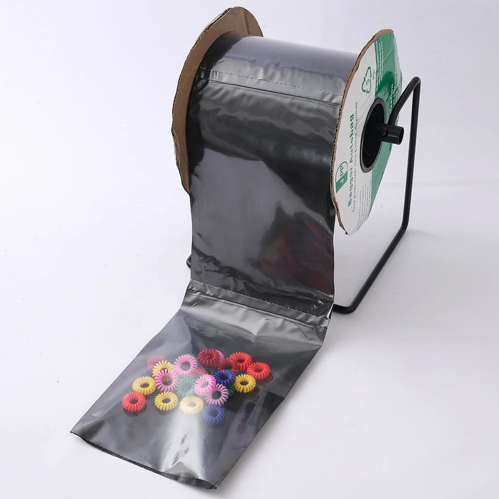 Custom Printed High Quality 12' x 16' Plastic Produce Bag on a roll, Pre-opened Automatical Plastic Bagger Packing Autobag Bag