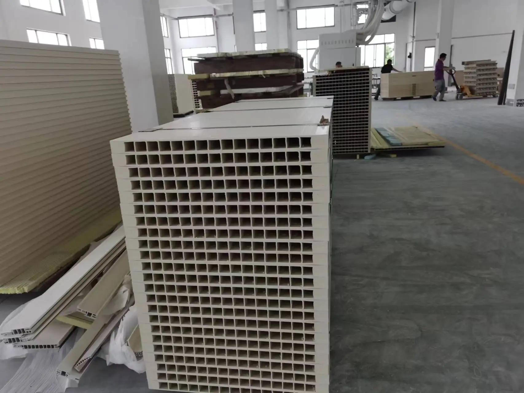 waterproof anti-termite unfinished 35mm or 45mm thickness WPC door panel