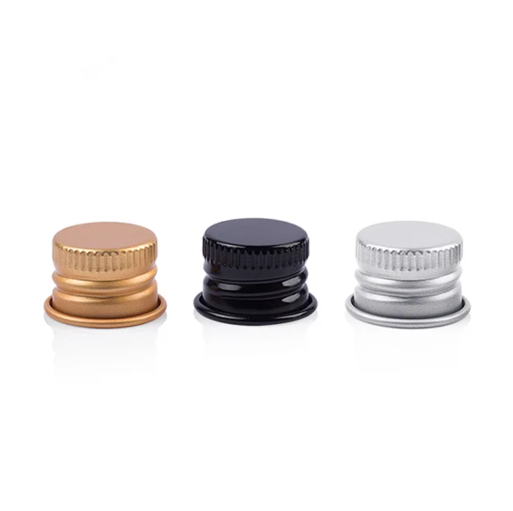 Silver Black Gold Metal 38400 38/400 Aluminum Screw Bottle Cap Screw Cover and Lid For Glass Jar and Plastic Bottle