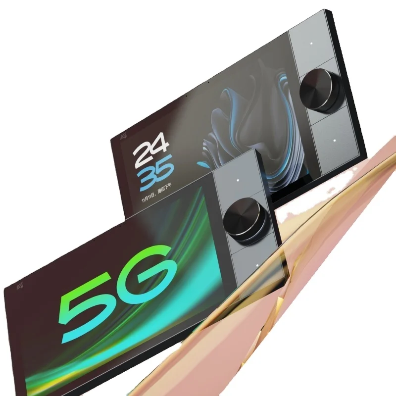 Tuya 10 Inch Central Control Panel With Music Play 2 Gang Relays 2 Way Speakers Multi-functional Smart Home