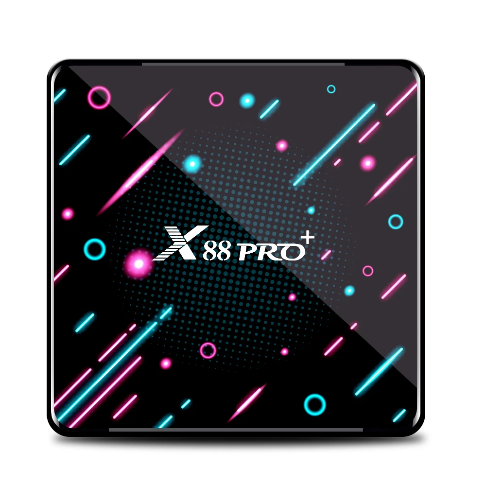 Support 4K RK3368 Android 9.0 2.4/5GHz Dual WiFi Smart TV Box X88 Pro+ Set Top Box X88 PRO Plus Android TV Box