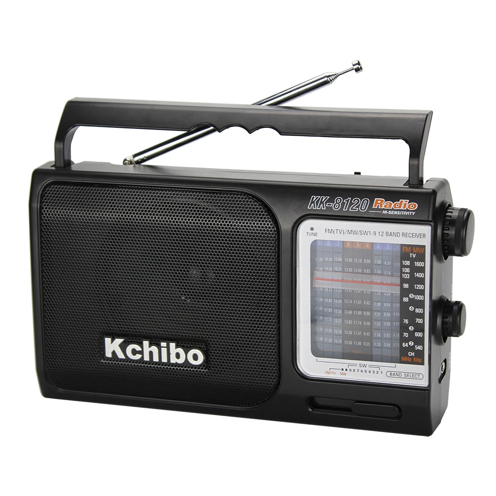 AC DC Kchibo radio KK-8120 portable DSP radio am fm multiband radio